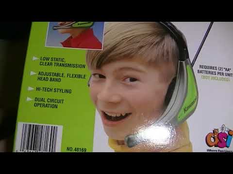 Analoge Kawasaki Headsets Walkie Talkies 49 Mhz - eflose #1305