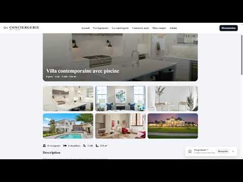 Aperçu vidéo - Template Location / Conciergerie TitouWeb