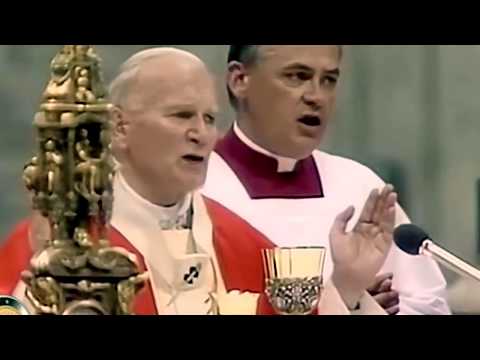 Luminous Mysteries of the Dominican Rosary with Saint John Paul II in Latin.
