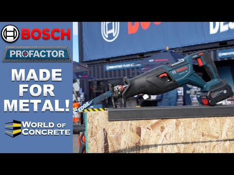 NEW Bosch Reciprocating Saw is "Made For Metal" 👀⚙️