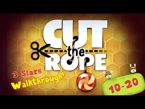 Cut The Rope 10-20 Buzz Box Walkthrough (3 Stars)