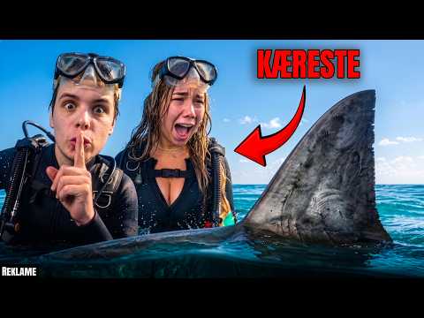 PRANKER min KÆRESTE med en HAJ!
