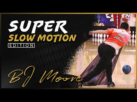 BJ Moore Super Slow Motion Bowling Release (So Smooth!)