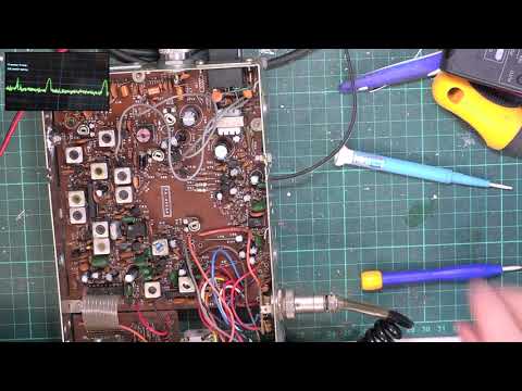 Audioline PT340 UK CB27/81 CB Radio (mobile) - Recap & service