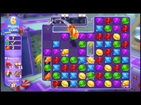 Wonka's World of Candy Level 578 - NO BOOSTERS + FULL STORY 🍫 | SKILLGAMING ✔️