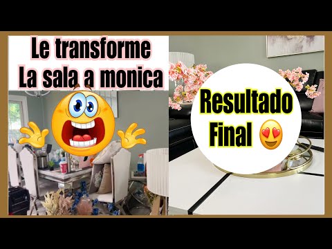 Decoré donde mi amiga monica-transformación de sala