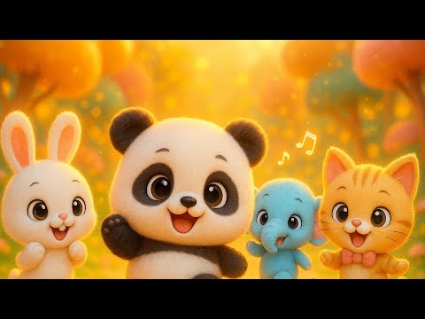 Fröhliche Tierparade Musikvideo 🐰🎶 – Mitklatsch-Song by BrightTales
