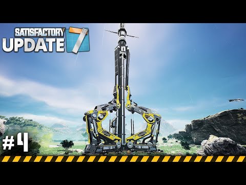 SPACE ELEVATOR! - Let's Play SATISFACTORY Update 7 - Ep.4