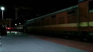 preview picture of video 'ED WAP-4 Powered  12621 Tamilnadu SF Express halted at Gudur Junction'