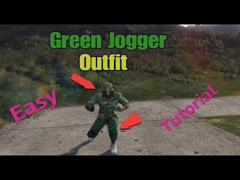 GTA 5 Green Jogger Outfit *Easy