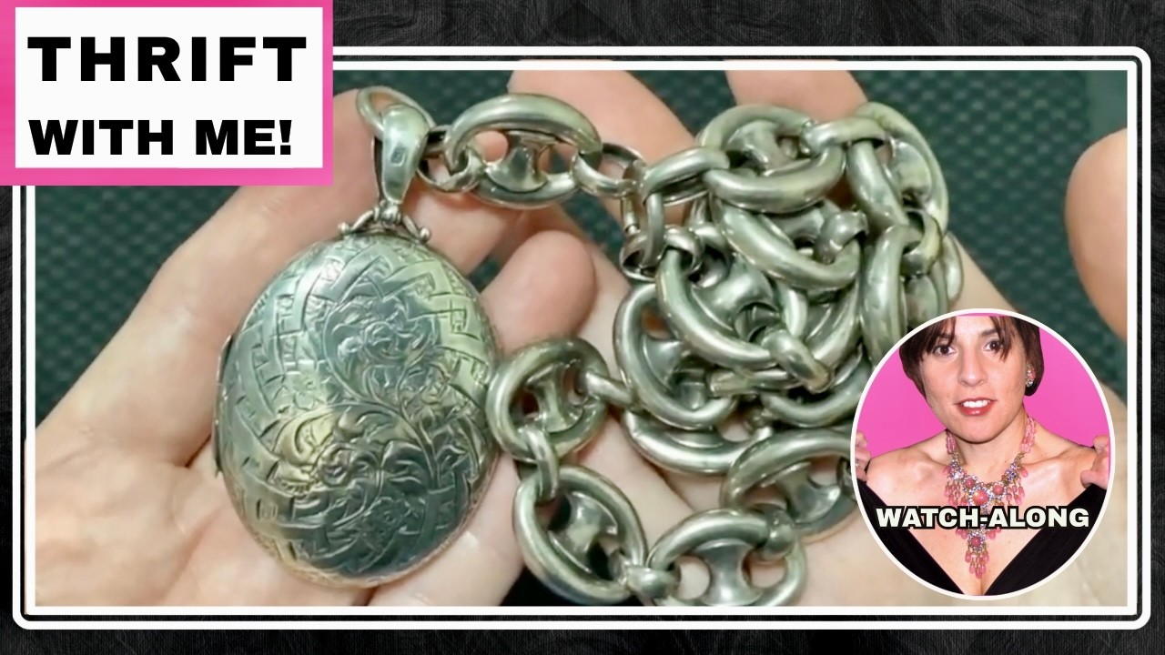 Birmingham Sterling Silver 1882 5 Piece Locket For $998! Estate Jewelry Finds!