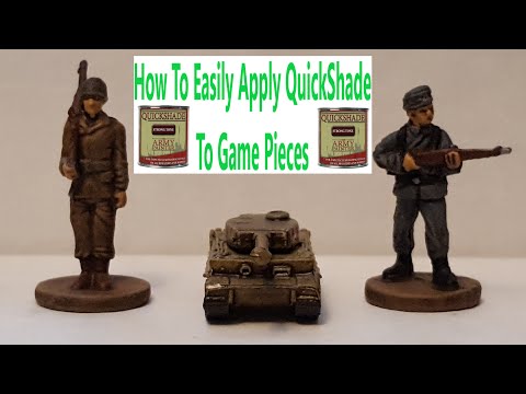 Applying Army Painter QuickShade to Your Game Pieces