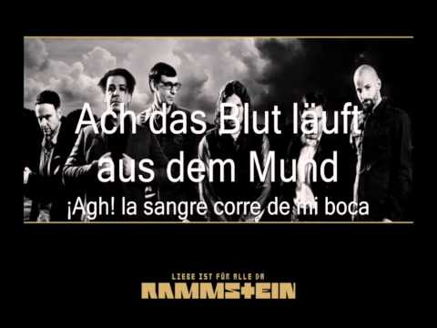 Rammstein - Roter Sand (Letras Alemán - Español)