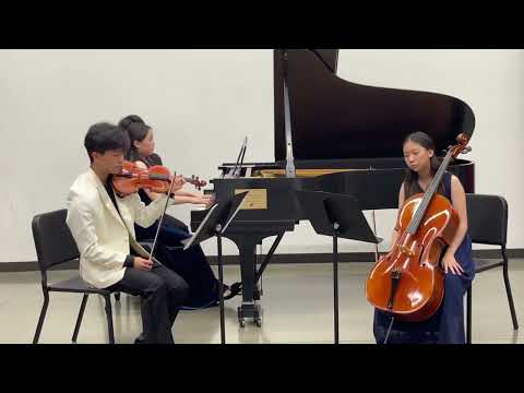 Jaden Kim, Lucie Kim, and Amy Jong - Piano Trio In D Minor | 2023 Classical Music Competition