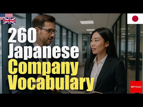 260 Japanese Company Vocabulary | Passive listening | Must-Know | with hiragana