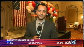 GOP cheer, Democrats jeer election returns