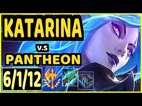 CLOSER (KATARINA) vs PANTHEON - 6/1/12 KDA MID CHALLENGER GAMEPLAY - KR