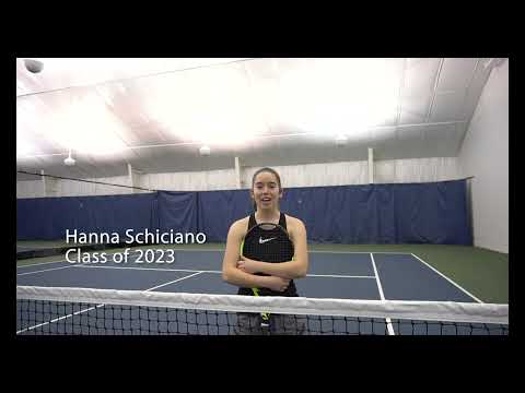 Hanna Schiciano College Tennis Recruit