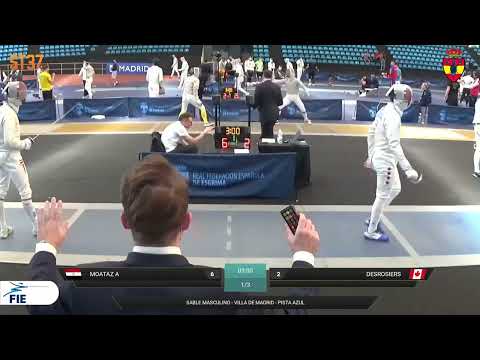 Madrid World Cup 2022 SMS - P64 - Moataz EGY v Desrosier CAN