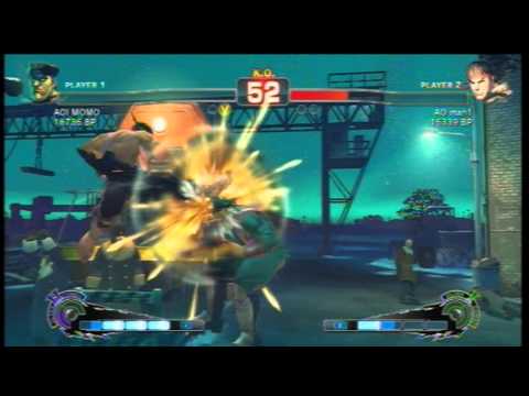 SSF4 [A vs A]: AOI MOMO(#3 Bison) vs AO man1(#47 Ryu) Ep.1