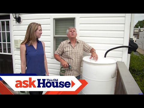 How to Build a Rain Barrel for $40 | Ask This Old House
