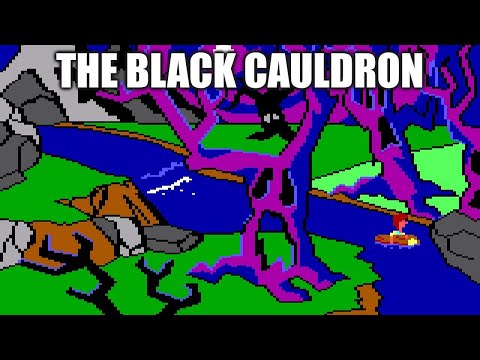 THE BLACK CAULDRON Adventure Game Gameplay Walkthrough - No Commentary Playthrough