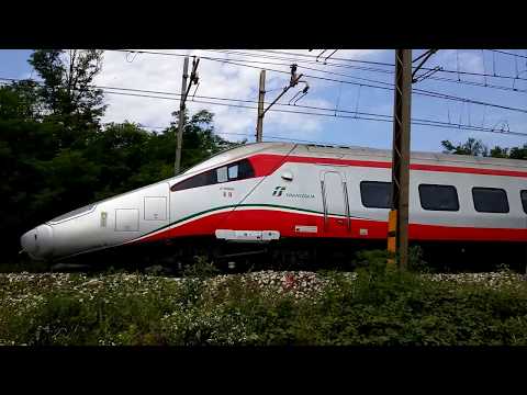 ETR.610 FRECCIARGENTO IN TRANSITO LENTO A LENTATE (Monza) 7 - 7 - 2017