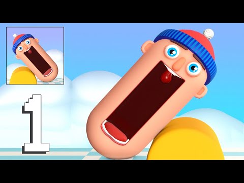Hopping Heads: Scream & Shout - All Levels 1-15 - Funny Gameplay Walkthrough Android Part 1 - YouTube