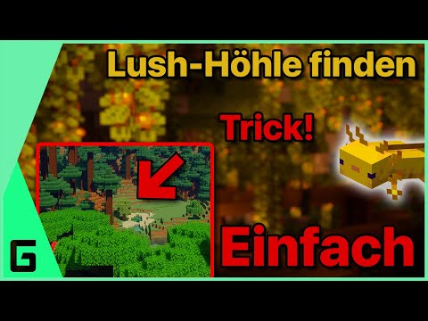 Minecraft: Find the LUSH cave very easily! (Trick)