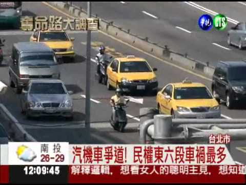 民權東路六段 北市死亡路之首!