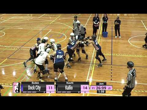 Dock City vs Kallio - 2019 WFTDA Continental Cup - Europe Game 8