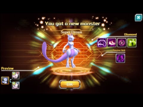 Pokeland Legends Super Dream to Mewtwo X FULL Upgrade + Breakthrough