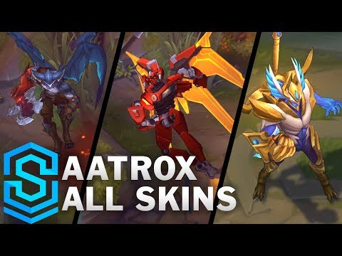 Aatrox Rework  | All Skins | Justicar, Mecha, Sea Hunter and Classic