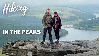 Hiking Bamford Edge and Stanage Edge in the Peak District