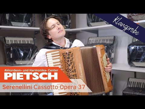 Akkordeon - Serenellini Cassotto Opera 37 Massivholz Kirsch - Klangprobe