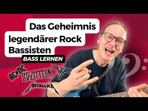Learn Rock Bass 🤘 How to make every bass line really “rocky” (including playalong at the end)