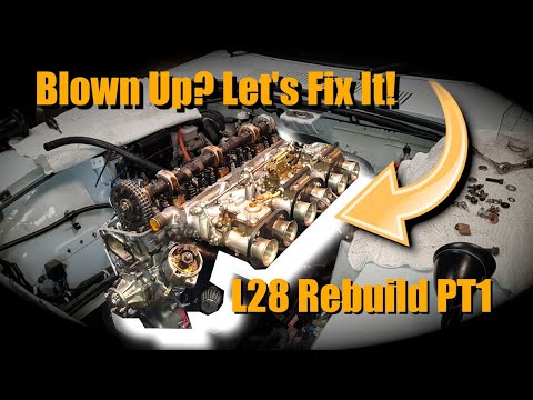 How To Rebuild An Engine: Datsun L28 Build PT1- Bottom End