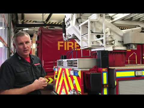 Behind the scenes tour of real life working UK Fire Station