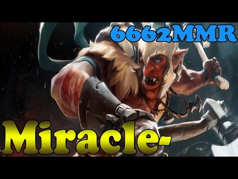 Dota 2 - Miracle- 6662 MMR Plays Troll Warlord Vol 2# - Ranked Match Gameplay!