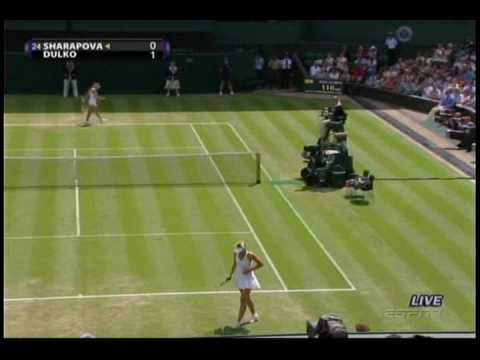 Maria Sharapova VS Gisela Dulko 1/10-  2nd Round