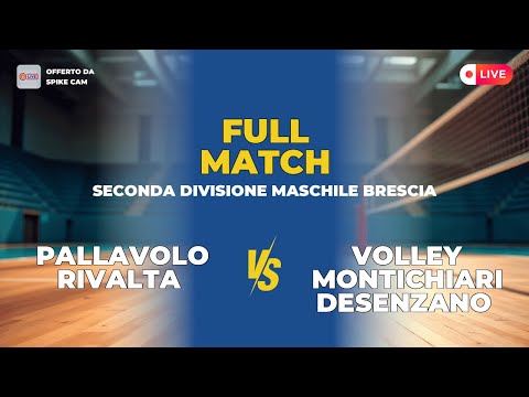 Pallavolo Rivalta vs Volley Montichiari Desenzano | Seconda divisione maschile Brescia