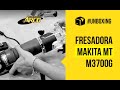 videoFRESADORA MAKITA MT 6MM 1/4" 530W  M3700G