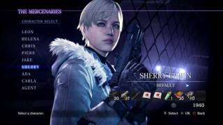 RESIDENT EVIL 6 ALL CHARACTERS AND COSTUMES
