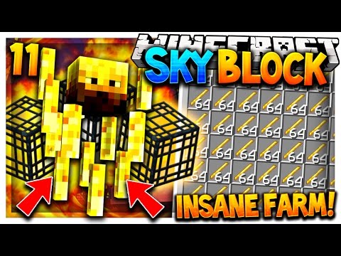 KingPenguin - RICHEST BLAZE FARM ON THE SERVER!? | Minecraft OP SKYBLOCK #11 (SkyBlock Factions - Fatality)