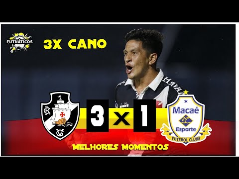 3 GOLS DE CANO | VASCO 3 x 1 MACAÉ | MELHORES MOMENTOS HD 28/06/2020