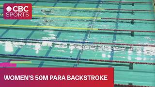 Women's 50m para backstroke final | 2026 Speedo Canadian Open | #CBCSports