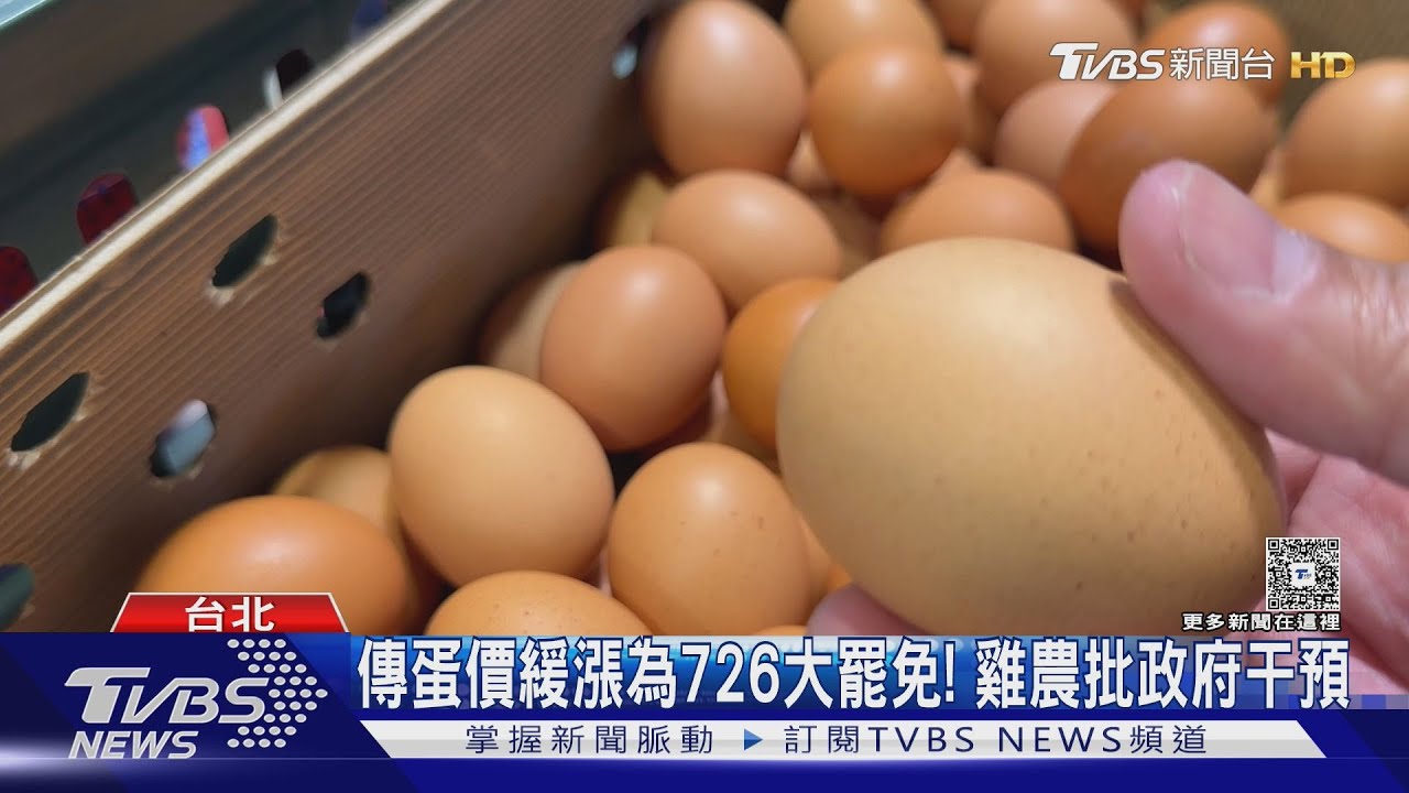 傳蛋價緩漲為726大罷免!雞農批政府干預