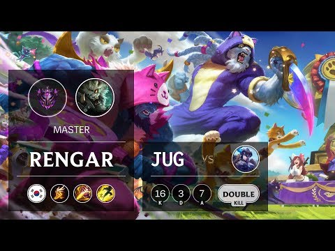 Rengar Jungle vs Sejuani - KR Master Patch 9.10