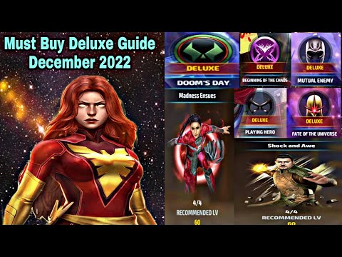 Must Buy Deluxe Guide December 2022 - Marvel Future Fight