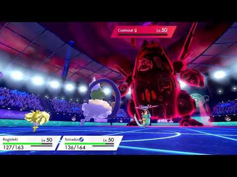 Regieleki takes down Weakness Policy Coalossal